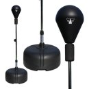 Punchingball  / H&ouml;henverstellbar + Trainingshandschuhe Ballhandschuhe XL - schwarz