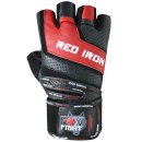 FOX-FIGHT RED IRON Fitness- Kraftsporthandschuhe aus echtem Leder - XL