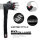FOX-FIGHT BRECHER Fitness- Kraftsporthandschuhe aus echtem Leder XL - schwarz