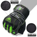 FOX-FIGHT PRO WRIST GREEN Fitness- Kraftsporthandschuhe aus echtem Leder S - green