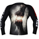 FIST PUNCH MMA Rashguard  L schwarz
