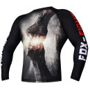 FIST PUNCH MMA Rashguard  XL schwarz