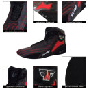 FOX-FIGHT B7 Sambo Schuhe aus echtem Leder 46 schwarz/rot
