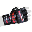 FOX-FIGHT Bullet12 MMA Handschuhe aus echtem Leder L schwarz