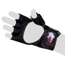 FOX-FIGHT Bullet12 MMA Handschuhe aus echtem Leder L schwarz