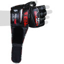 FOX-FIGHT Bullet12 MMA Handschuhe aus echtem Leder L schwarz
