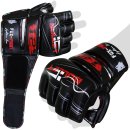 FOX-FIGHT Bullet12 MMA Handschuhe aus echtem Leder XL schwarz