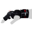 FOX-FIGHT B7 MMA Handschuhe aus echtem Leder M schwarz / weiss