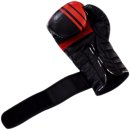 FOX-FIGHT CYCLON Boxhandschuhe aus PU Leder 14 OZ schwarz / rot