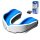 MAKURA Ignis PRO 2-Schichten Mundschutz Zahnschutz mit SUPER-TOUGH SHOKBLOKER u. OUTER AND GELFORM inkl. Aufbewahrungsbox weiss / blau