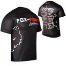 FOX-FIGHT Trainings T-Shirt Atmungsaktiv M schwarz