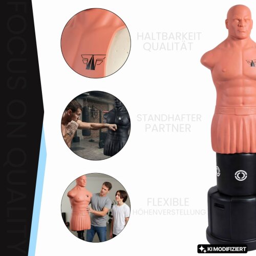 FOX-FIGHT Box-Dummy Kopf – Realistisches Boxtraining Für Technik, Präzision & Ausdauer