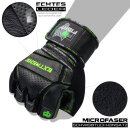 FOX-FIGHT EXTREME BLACK Fitness- Kraftsporthandschuhe aus echtem Leder L