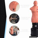 FOX-FIGHT Hank Box Dummy Boxdummy Standboxsack Boxpuppe Höhenverstellbar 160-185cm natur inkl. Lowkick-Polster