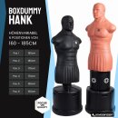 FOX-FIGHT Hank Box Dummy Boxdummy Standboxsack Boxpuppe Höhenverstellbar 160-185cm natur inkl. Lowkick-Polster