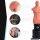 FOX-FIGHT Hank Box Dummy Boxdummy Standboxsack Boxpuppe Höhenverstellbar 160-185cm natur inkl. Lowkick-Polster