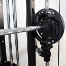 XPLON Tower5 Kraftstation Multipresse Klimmzugstation inkl. 216kg Steckgewichte mit Hantelbank Ø50mm