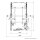 XPLON Tower5 Kraftstation Multipresse Klimmzugstation inkl. 216kg Steckgewichte mit Hantelbank Ø50mm