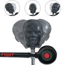 FOX-FIGHT Punchingball Dummy Kopf mit rotierenden Arm höhenverstellbar 145-190cm