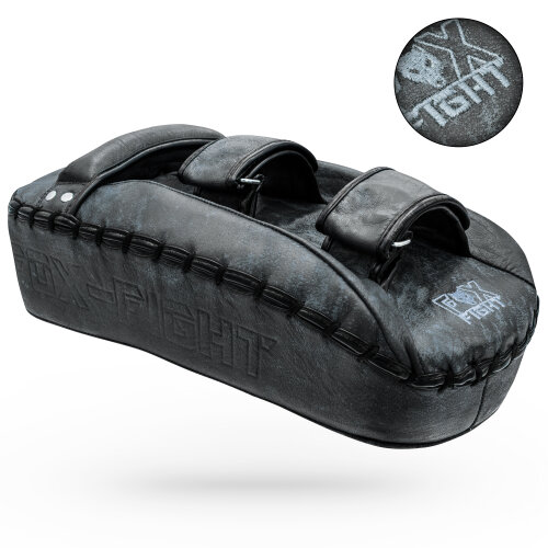 FOX-FIGHT Legend Schlagpratzen Aus Leder - Professionelle Arm Pads Für Kampfsport