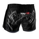 FOX-FIGHT TIGER Thai Shorts aus Satin XL schwarz