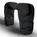 FOX-FIGHT STORM BLACK Bag Mitt Sandsackhandschuhe aus PU Leder S / M schwarz