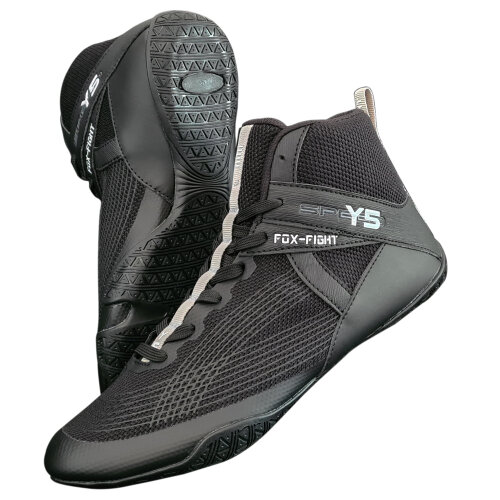 Y5 Kampfsport Schuhe Ringer Schuhe athletik Fitnesschuhe 39 schwarz / grau
