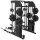 XPLON Tower7 PLUS Kraftstation Multipresse Klimmzugstation inkl. 240kg Steckgewichte mit Hantelbank Ø30mm / 50mm