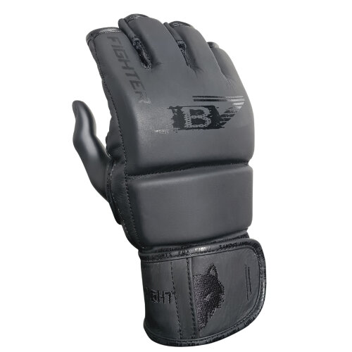 FOX-FIGHT B7 MMA Handschuhe aus echtem Leder XL schwarz