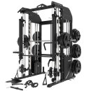 XPLON Tower6 Kraftstation Multipresse Klimmzugstation inkl. 180kg Steckgewichte Ø30mm / 50mm | Übersetzungsverhältnis 2:1 & 1:1