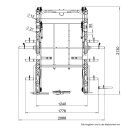 XPLON Tower6 Kraftstation Multipresse Klimmzugstation inkl. 180kg Steckgewichte Ø30mm / 50mm | Übersetzungsverhältnis 2:1 & 1:1