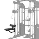 XPLON Latzug Sitz mit Knieblocker Oberschenkelfixierung Polsterrollen Tower7