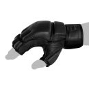 FOX-FIGHT FREEFIGHT MMA Handschuhe aus echtem Leder L- schwarz