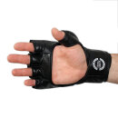FOX-FIGHT BLACK ULTIMATE MMA Handschuhe aus echtem Leder XL - schwarz