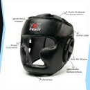 FOX-FIGHT PRO Kopfschutz Full Face aus echtem Leder