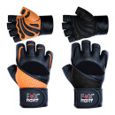 FOX-FIGHT PROFESSIONAL Fitness- Kraftsporthandschuhe aus...