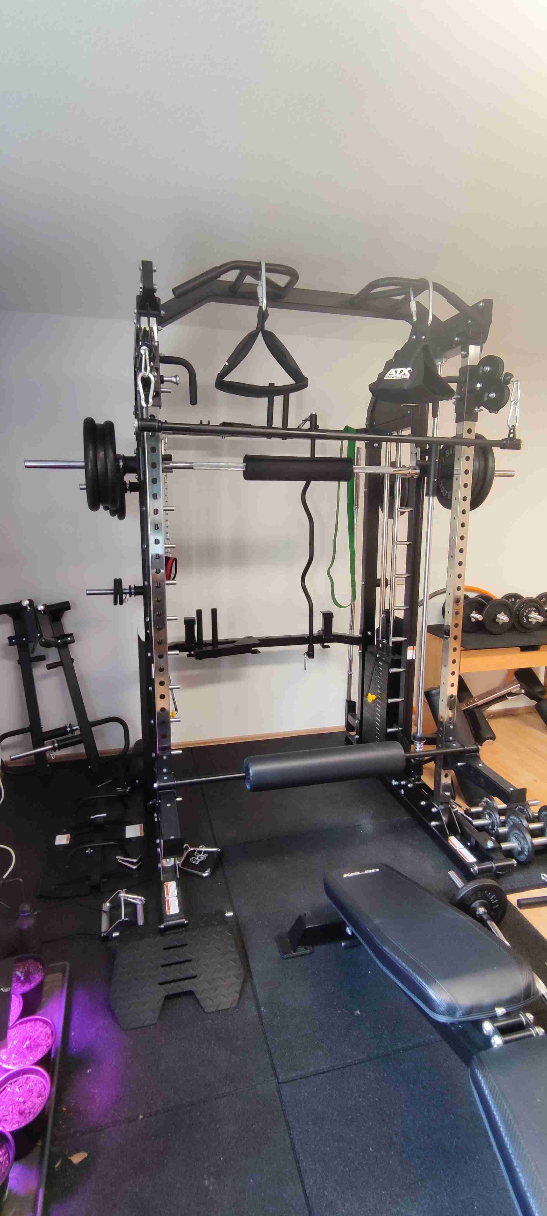 Kundenbild zu XPLON-Tower7-PLUS-Kraftstation-Multipresse-Klimmzugstation-inkl-240kg-Steckgewichte-mit-Hantelbank-O30mm-50mm, Titel: meine Xplon7 tower